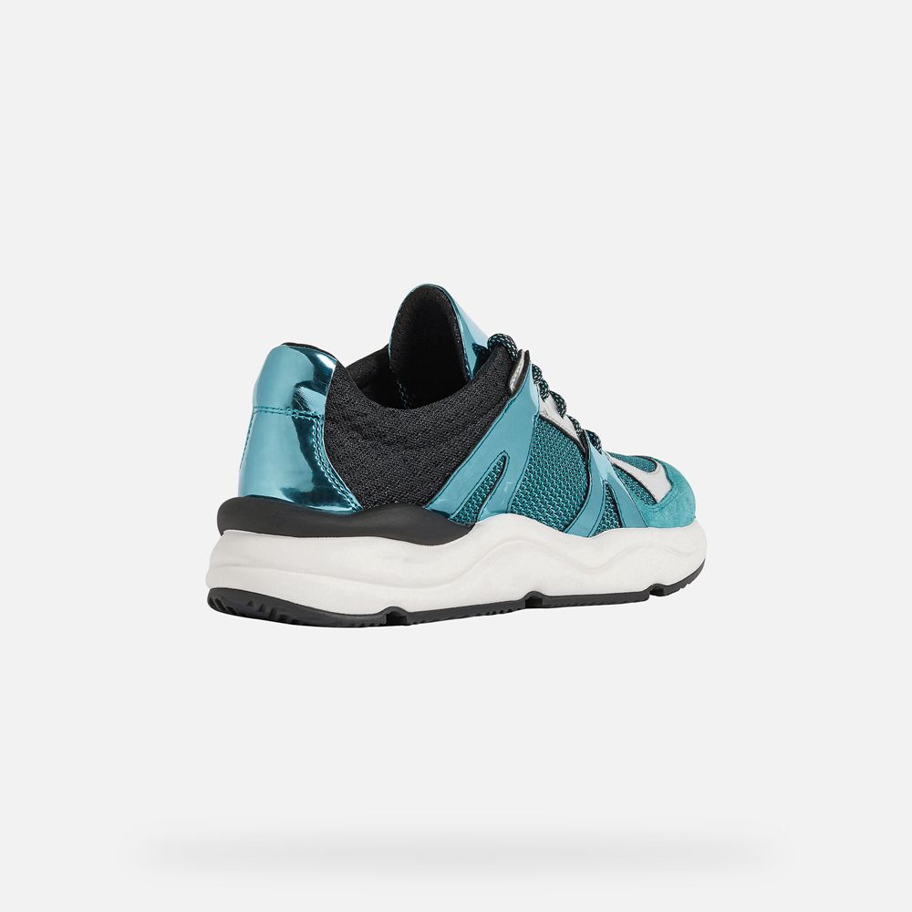 Basket Geox Topazio - Turquoise - Femme 852014-HUA